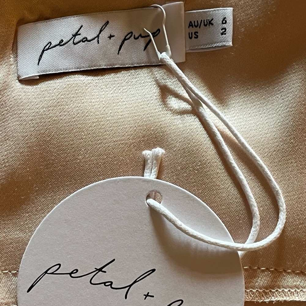 NWT Petal & Pup Tienna Dress in Champagne - Picture 10 of 10